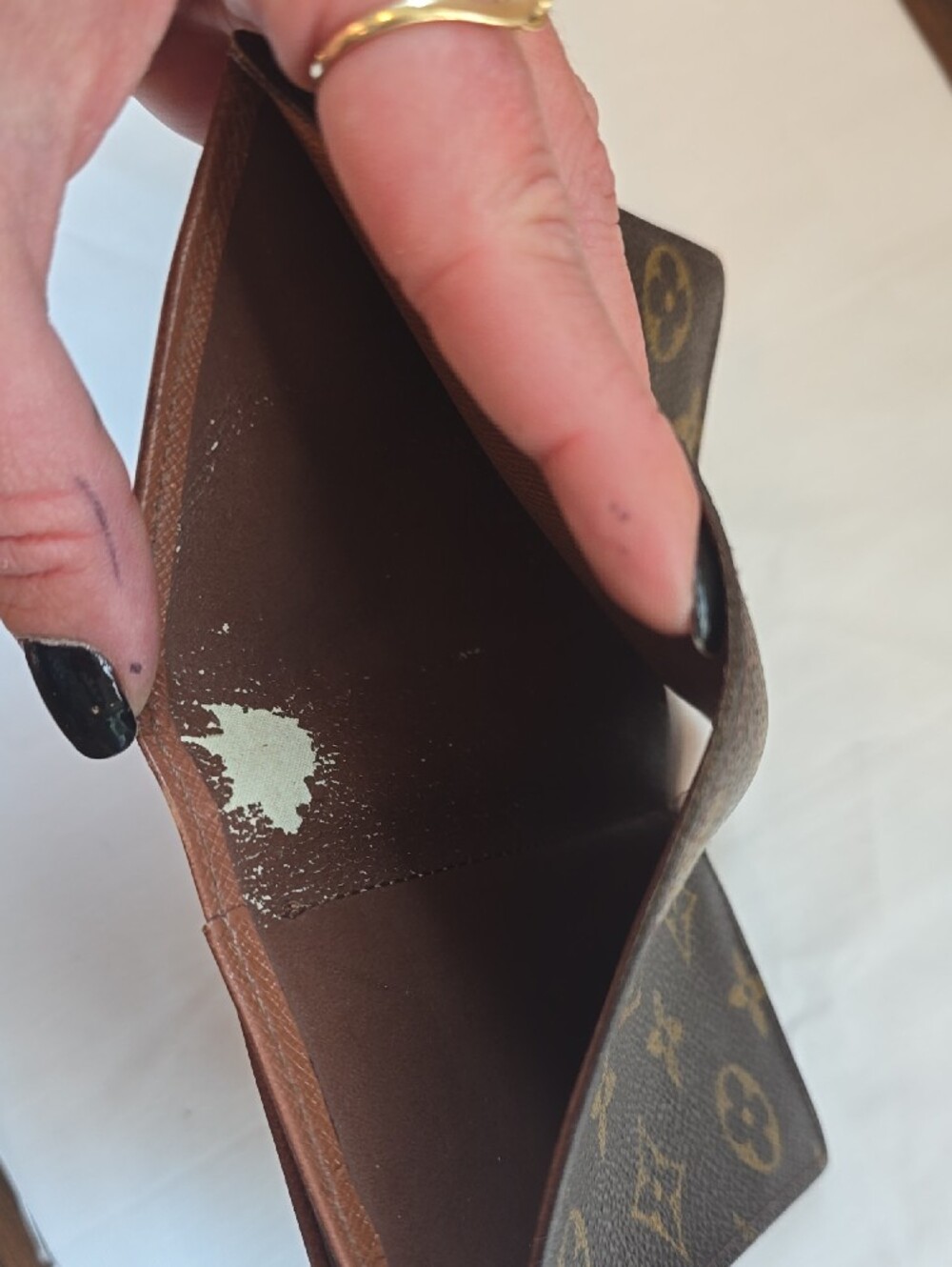 Louis Vuitton Monogram Compact Wallet in Brown and Gold - Picture 7 of 10